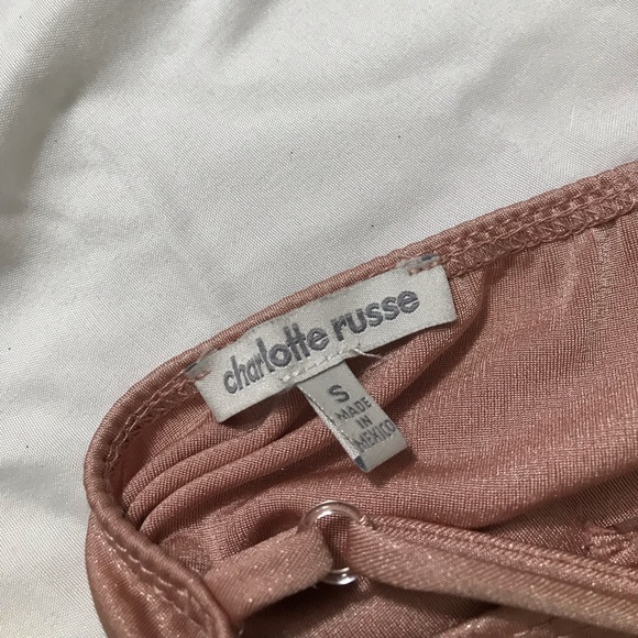 Pink Mini Dress w/ Shimmer - Picture 4 of 4